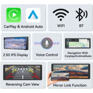 Multimídia Portátil Carplay/android Auto 10,26 Polegadas - Imagem 10