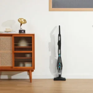 Aspirador de Pó Vertical Midea, 1350W, 2 em 1, cabo de 5M, Preto e Azul - Imagem 5