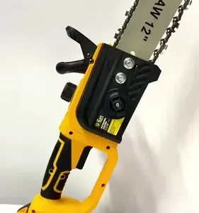 Moto Serra A Bateria 21v 4000mah 300mm 12 Polegadas Tcs21b The Black Tools Cor Amarelo e Preto - Imagem 13