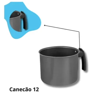 Jogo de Panelas Antiaderente 4 Peças Aluminio Fort-lar Cinza - Imagem 4