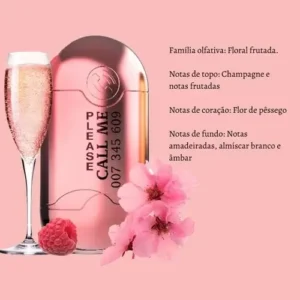 Perfume Eau de Parfum Real Time Please Call Me Feminino Floral 100ml - Imagem 3