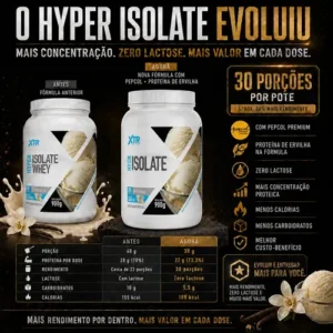 Whey Protein 900g Xtr Isolate 900g Zero Lactose - Imagem 3