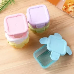 Kit 12 Potes Pequenos Congelar Papinha 50ml Tampa Hermética - Imagem 4