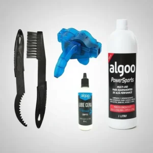 Kit Limpeza Bike Desengraxante 1l + Escovas + Óleo Algoo - Imagem 13