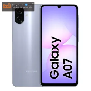Celular Samsung Galaxy A07 256gb, 8gb, Câmera 50mp, Tela 6.7 , Proteção Ip54, Processador 6nm - Violeta - Imagem 1