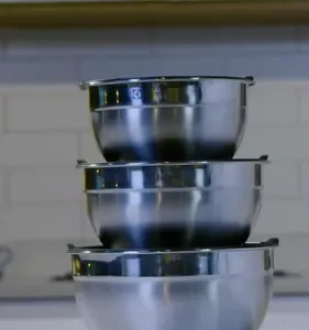 Electrolux Kit Bowls Tigelas em Inox com Tampa Plástica 3 Unidades Utensílios Domésticos de Cozinha - Imagem 2