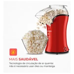 Pipoqueira Popflix Mondial Vermelho1200W PP-03 - Imagem 4
