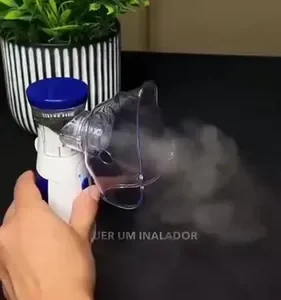 Kit Nebulizador Portátil+ Termômetro Digital+ Saturimeto O2 - Imagem 2