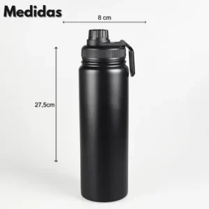 Garrafa 800ml Térmica Inox Academia Esportiva Água Gelada - Imagem 9