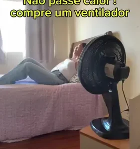 Ventilador Oscilante De Mesa Ventisol Turbo Premium 52w 30cm 6 pás Preto - Imagem 2