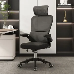 Cadeira Escritório Ergonômica Giratória com Apoio Lombar Sweet Studio - Imagem 8