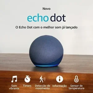 Amazon Echo Dot 5a Geração Alexa Smart Speaker Azul - Imagem 4