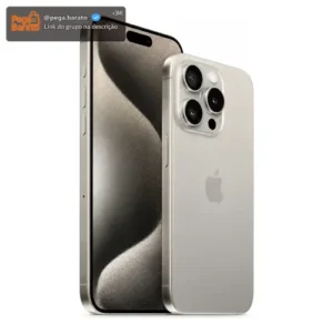 Apple Iphone 15 Pro Max 512gb Original 5g Garantia + Brindes (Novo com caixa aberta) - Imagem 1