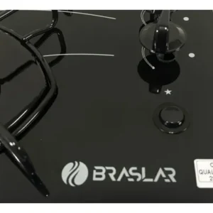 Cooktop Braslar Pop Gás 4 Bocas Mesa Vidro - Cor Preto - Imagem 2