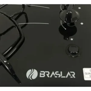 Cooktop Braslar Pop Gás 4 Bocas Mesa Vidro - Cor Preto - Imagem 2