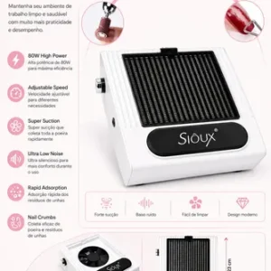 Kit Cabine 48w + Lixadeira Porquinho 45000 + Coletor Pó 80w - Imagem 3