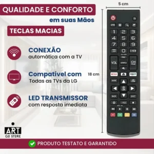 Controle Remoto Para Lg Universal Tv Smart Led - Imagem 5