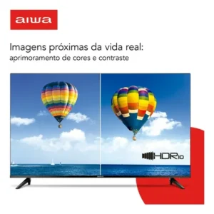 Smart TV AIWA 43” Android Full HD Borda Ultrafina HDR10 Dolby Áudio AWS-TV-43-BL-02-A - Imagem 3