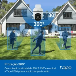TP-Link Tapo C500 Câmera de Segurança Wifi 1080P 360° Colorida IP65 - Imagem 8