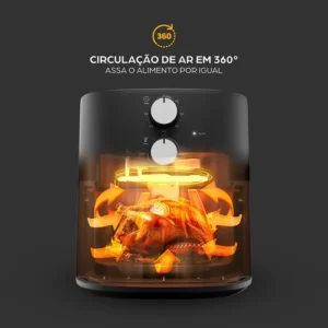 Fritadeira Elétrica Air Fryer Wap Wafg2s 5 Litros Com Revestimento Antiaderente 1500w 220v - Imagem 6