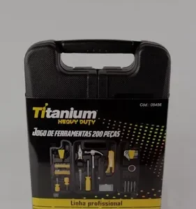 Jogo de Ferramentas 200 Peças com Chaves de Precisão e Allen Kit com Maleta Resistente - Titanium Platina - Imagem 16