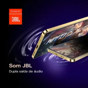 Smartphone Infinix Note 40 5g 8gb Ram 256gb Armazenamento, Câmera Tripla 108mp+ Selfie 32mp, Tela 6,78 Fhd+ 120hz, Sound By Jbl, Bateria 5000mah, Carregamento Sem Fio Dourado - Imagem 6