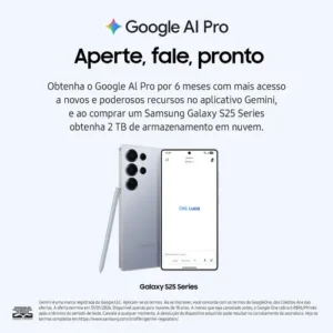 Celular Samsung Galaxy S25 Ultra 5G, 512GB, 12GB RAM, Câmera Quádrupla de 200+50+10+50, Tela Grande de 6.9" Titânio Prata - Imagem 5