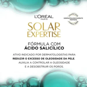 Protetor Solar Facial L'Oréal Paris Solar Expertise Antioleosidade FPS60 Cor Negra 40g - Imagem 4