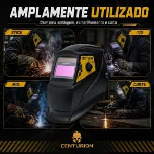 Máscara De Solda Automática Eletrodo True Cor Com Bateria - Imagem 6