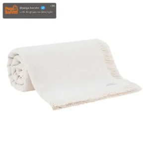 Colcha Solteiro Buddemeyer In Design 100% Algodão Bege - Imagem 1