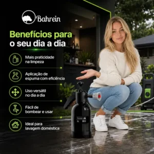 Pulverizador Manual 3 em 1 para Água, Químicos e Espuma 2 L - Imagem 2