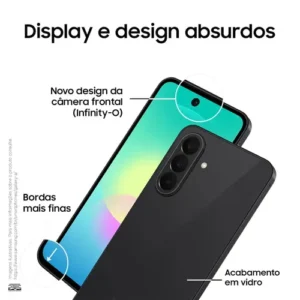 Celular Galaxy A27 Preto 5g 256gb, Câmera Tripla De 50mp, Processador Snapdragon 6 Gen 3, Feito Para Durar - Imagem 3