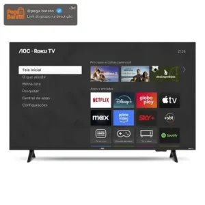 Smart Tv Aoc 43 43s5155/78g Full Hd Led Wifi Roku Usb Hdmi - Imagem 1