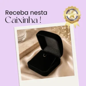 Colar De Prata 925 Ponto De Luz Coração + Caixinha Presente - Imagem 8