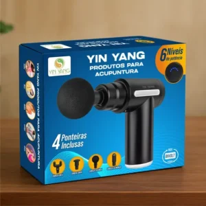 Pistola Massageadora Muscular Profissional Portátil Recarregável Sem Fio 6 Velocidades Massageador Elétrico Corporal Para Alívio de Dores Relaxamento Recuperação Muscular Fisioterapia - Imagem 8