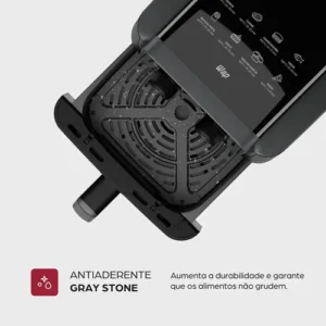Wap Af01 Airfryer 4,5l Visor Com Luz Interna Antiaderente 127V - Imagem 9