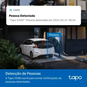 TP-Link Tapo C500 Câmera de Segurança Wifi 1080P 360° Colorida IP65 - Imagem 10