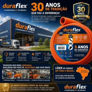 Mangueira 20metros Duraflex Silconada Reforçada Profissional - Imagem 7