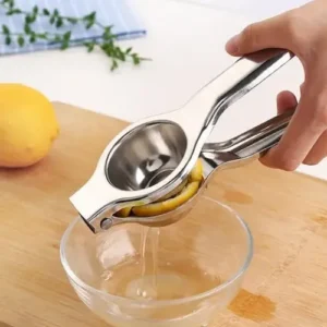 Espremedor De Limão Inox Manual Maciço Super Forte - Imagem 6