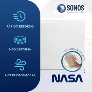 Travesseiro Sonos Nasa Light Alto 14cm De Altura - Imagem 5