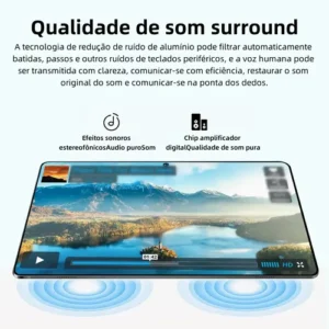 Tablet Hancdon Tab Android 15 Kit Completo com Caneta e Teclado 11.6" HD, 16GB RAM e 512GB - Imagem 9