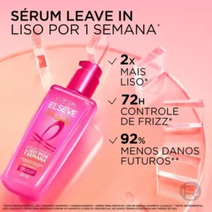 Sérum L'oréal Paris Elseve Liso Dos Sonhos 100ml - Imagem 3