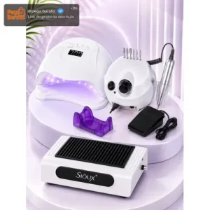 Kit Cabine 48w + Lixadeira Porquinho 45000 + Coletor Pó 80w - Imagem 1