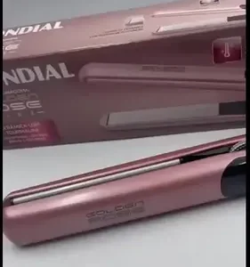 Prancha Alisadora Mondial Golden Rose/Preto Bivolt P-20 - Imagem 2