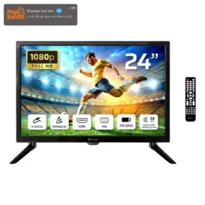 Tv-Monitor Fmaxx Ft24'' Led Full HD Cor Preto - Imagem 1