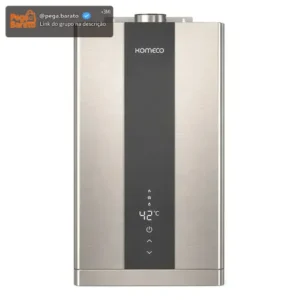 Aquecedor de água a gás GLP Komeco Digital Inox AUT KO 21DI G2 - Imagem 1