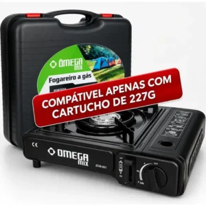 Fogareiro Camping Portátil Multiuso Trilha Pesca Com Maleta - Imagem 5