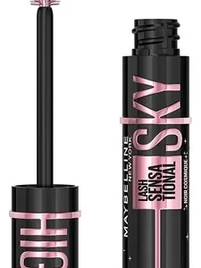 Máscara de Cílios Lavável com Extrato de Bambu e Escova Flexível, Edição Especial, Lash Sensational Sky High Cosmic Black Maybelline NY 7,2ml - Imagem 3