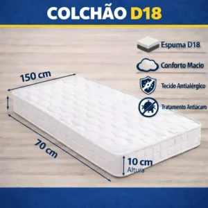 Cama Infantil Encanto Mdf Com Colchão Incluso Compacta Top - Imagem 8