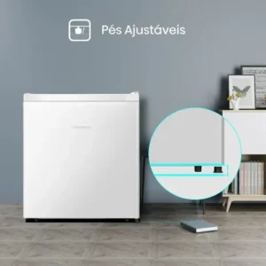 Frigobar Hisense Branco 45L com porta reversível RR58 110V - Imagem 7